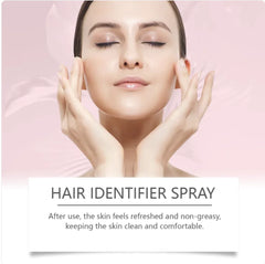 Hair Identifier Spray for Face and Body Shaving